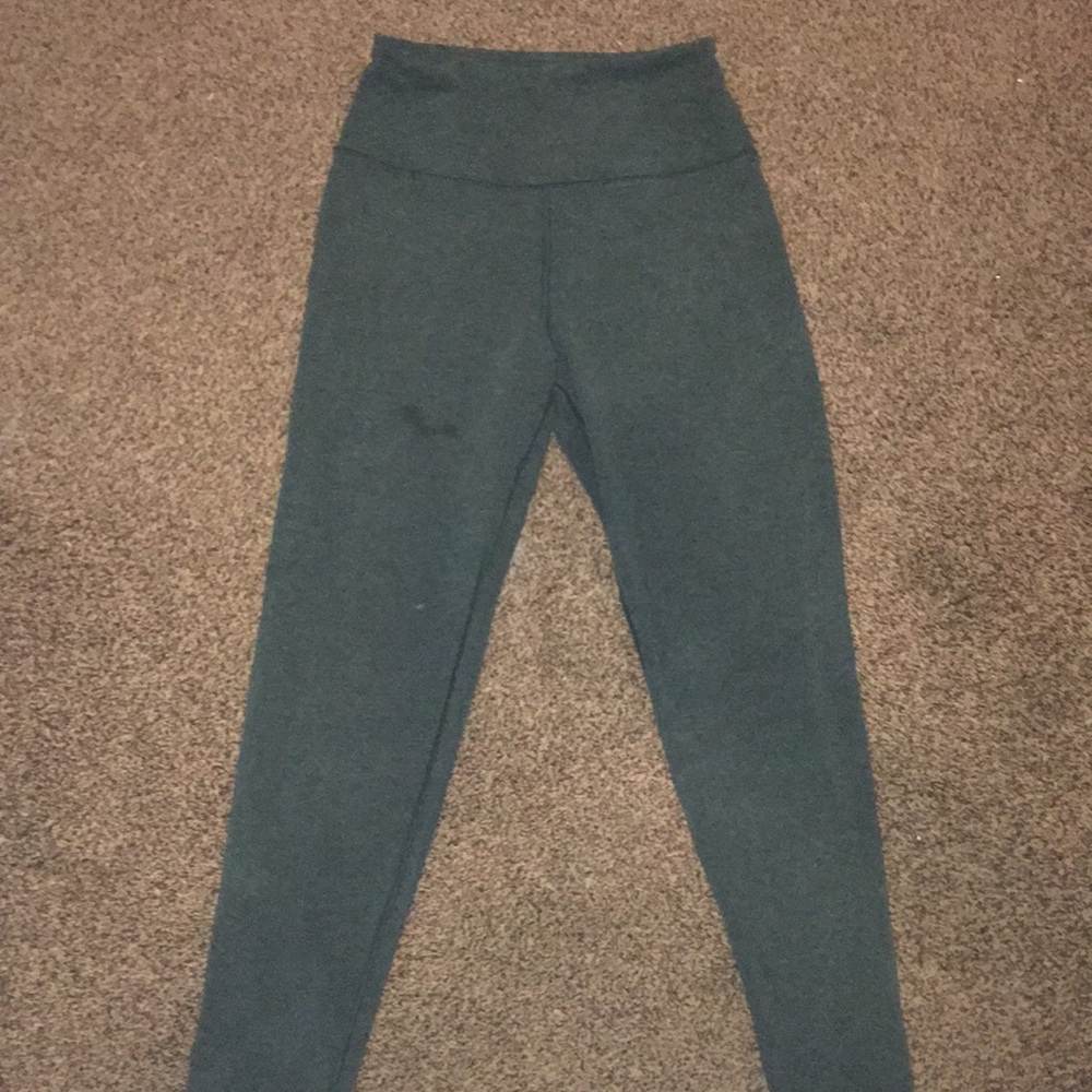 Green lululemon workout leggings authentic